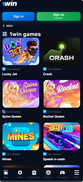 1win Website