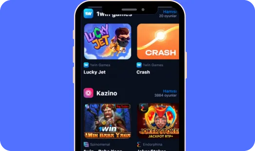 1Win App iOS Oyun