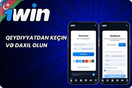 1Win-də qeydiyyatdan keçmək və giriş etmək
